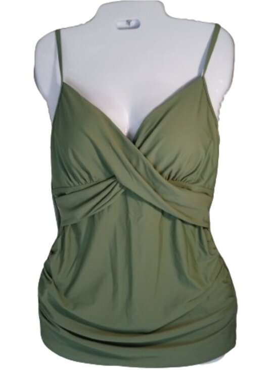 Other - Maternity Tankini Top Only Size M in Olive Green NWT